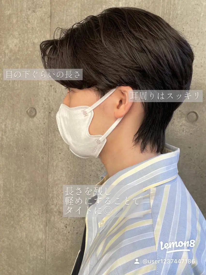 パーマ メンズ もりたみかこ 美容師お休み中のヘアスタイル