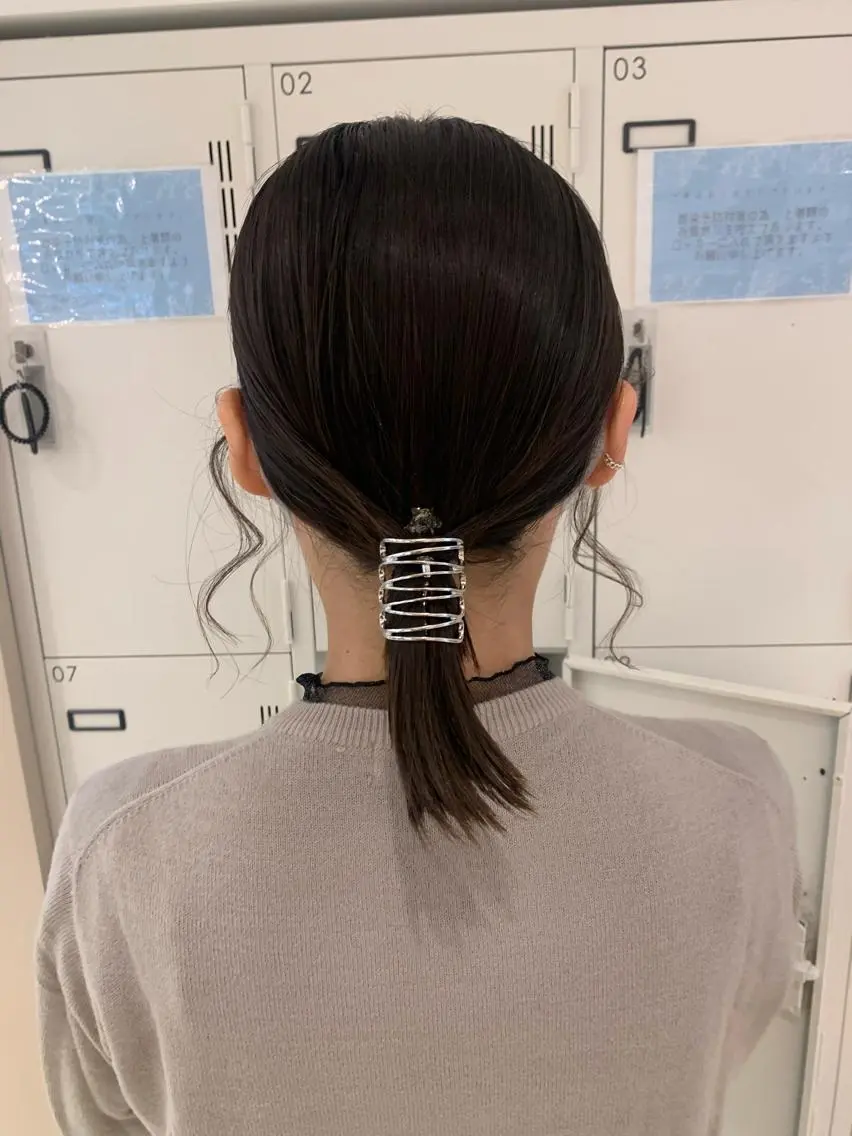 ミディアム ヘアアレンジ ヘアセット ミドウチ アヤカのヘアスタイル