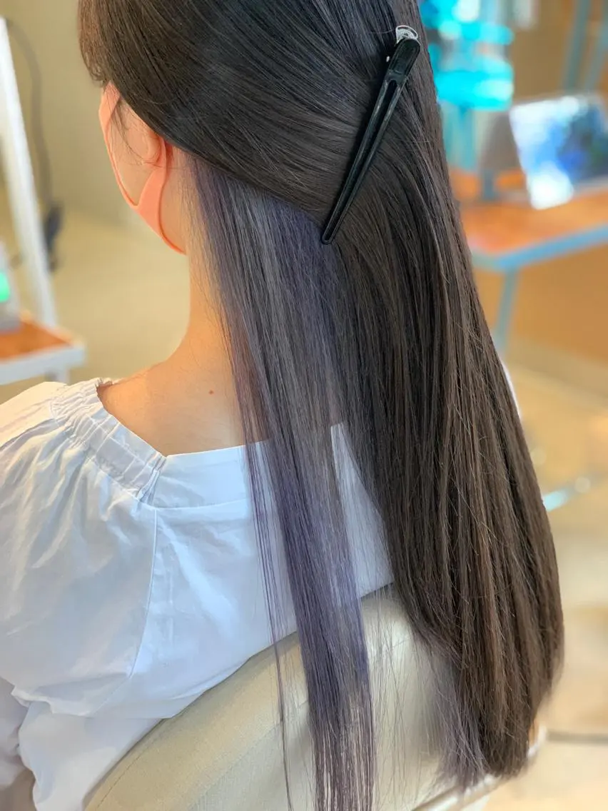 ロング カラー ヘアカラー トリートメント 北川 拓也のヘアスタイル