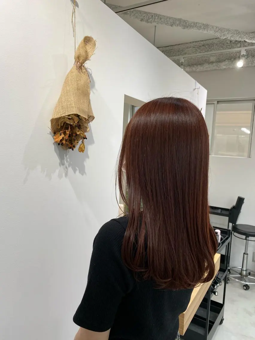 ミディアム hair salonのヘアスタイル