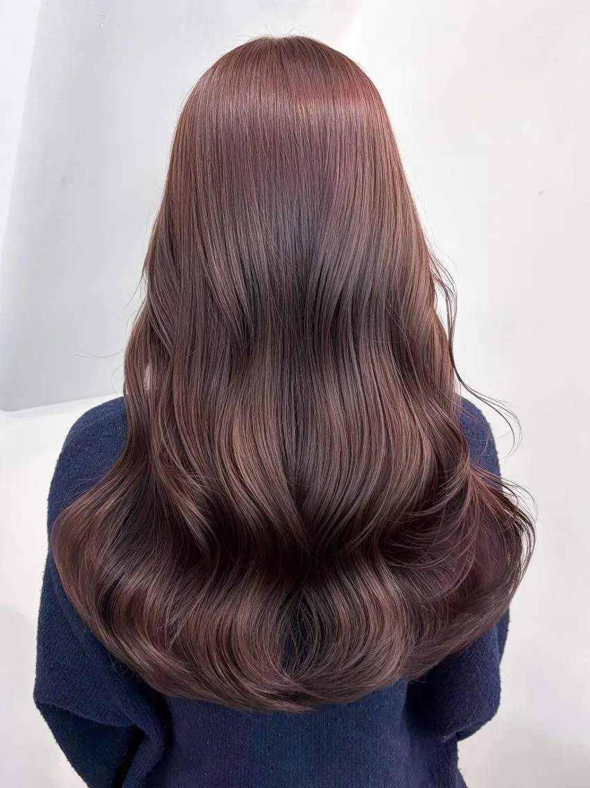 セミロング カラー ベージュカラー ピンクカラー ピンクベージュ 顔まわりレイヤー 顔周りカット カット ヘアカラー トリートメント ITbyALBUM 藤沢店のヘアスタイル