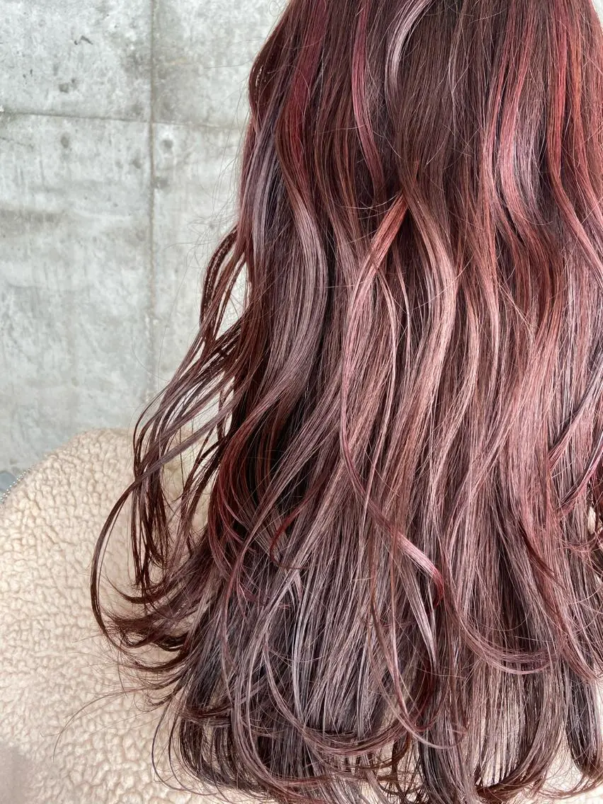 ミディアム カラー ヘアアレンジ ❤️カラー得意 🧡松浦睦樹❤️のヘアスタイル