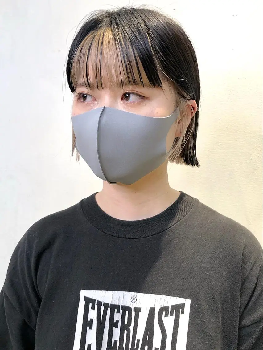 ショート カラー 切りっぱなしボブ インナーカラー ボブ カット ヘアカラー トリートメント ブリーチ😼 ボブ✍️レイヤーのヘアスタイル