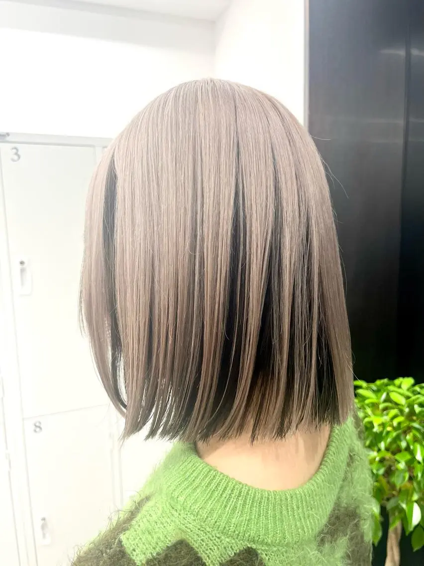ミディアム カラー ヘアカラー トリートメント ヘアセット 🎀透明感 カラー🎀ミズキのヘアスタイル
