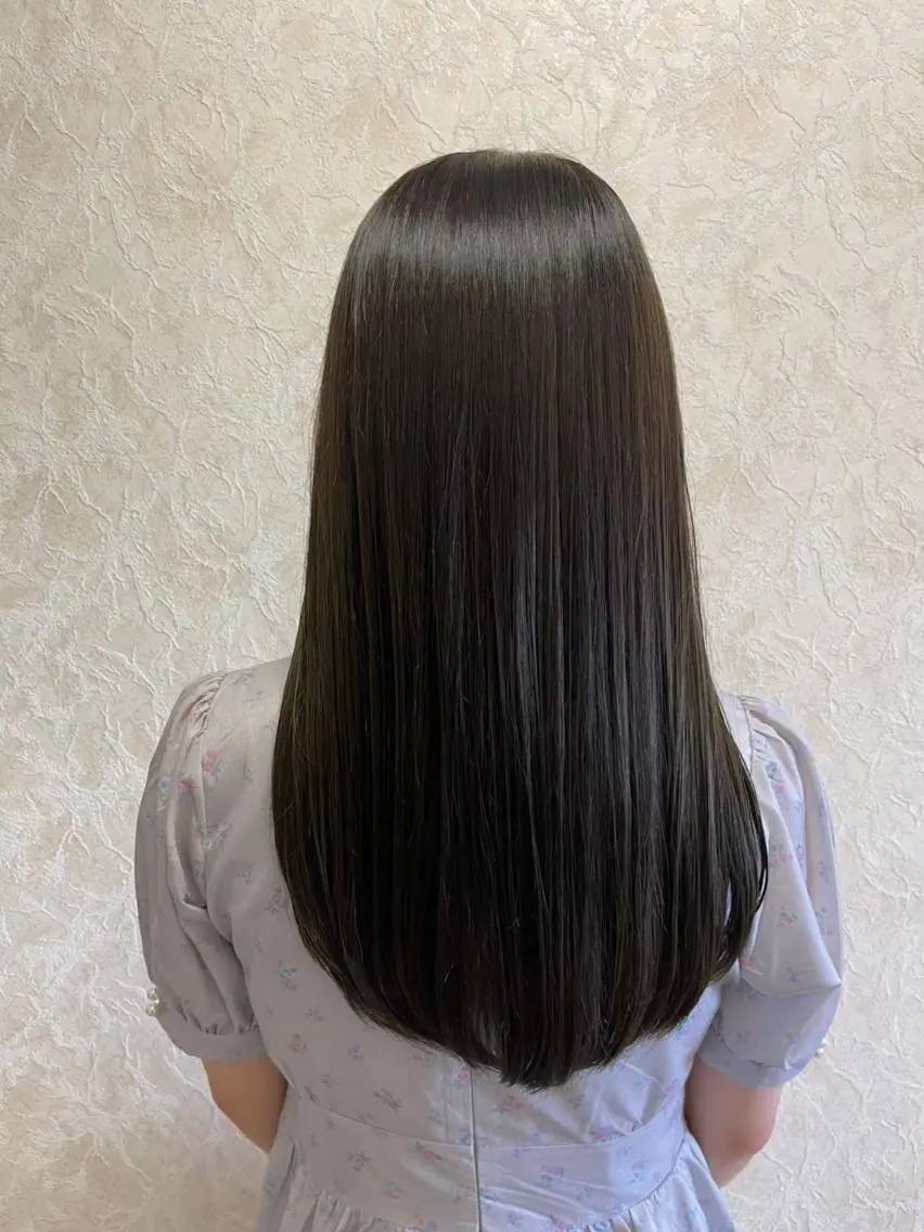 ヘアアレンジ パーマ カラー ロング アディクシーカラー ベージュカラー ブリーチ ケアカラー 透明感カラー ヘアカラー トリートメント ヘアケア特化型サロン newi 梅田のヘアスタイル