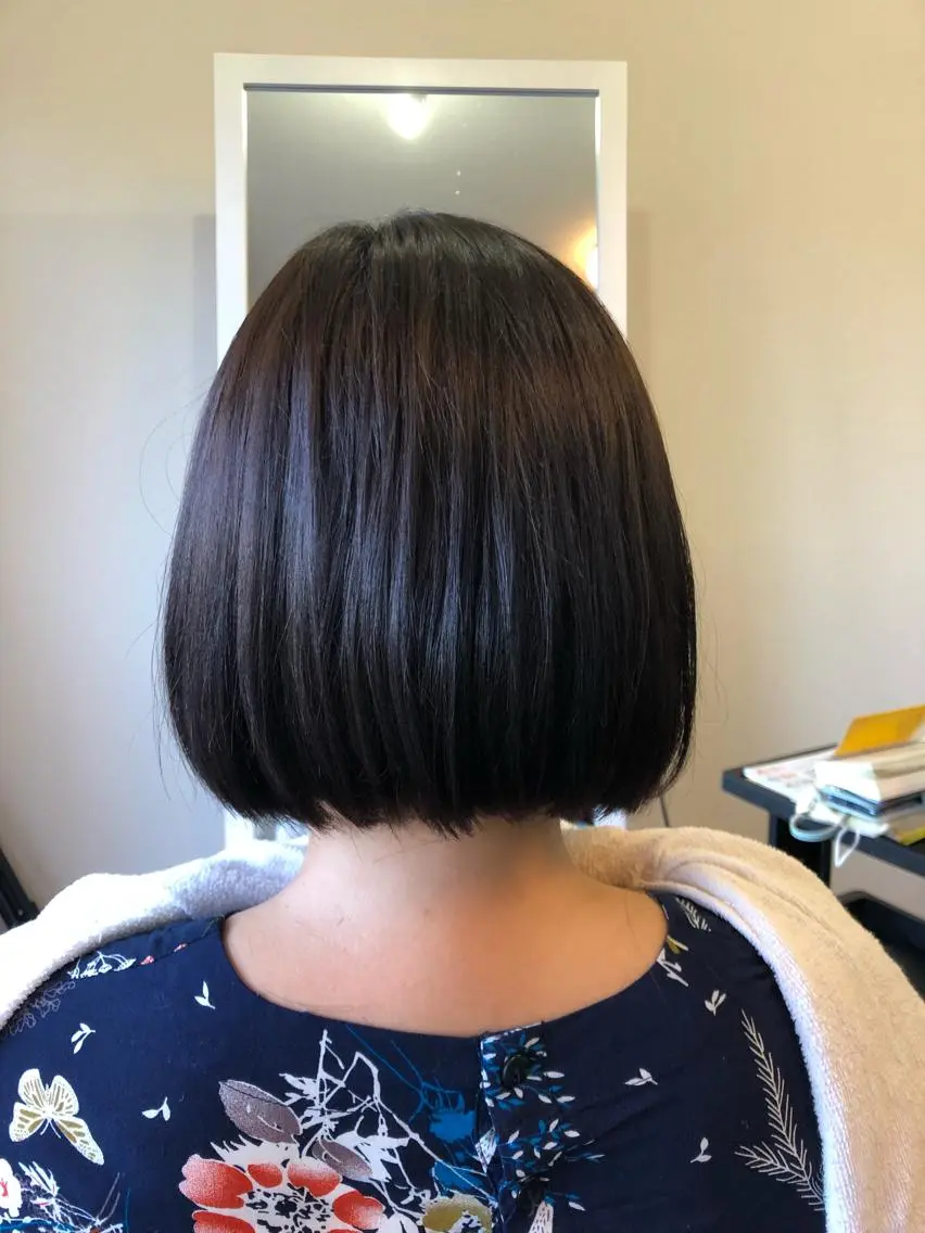 ショート ボブ 荻島 尭のヘアスタイル