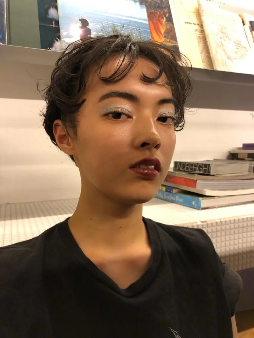 ショート カラー パーマ ヘアアレンジ eri kinjoのヘアスタイル