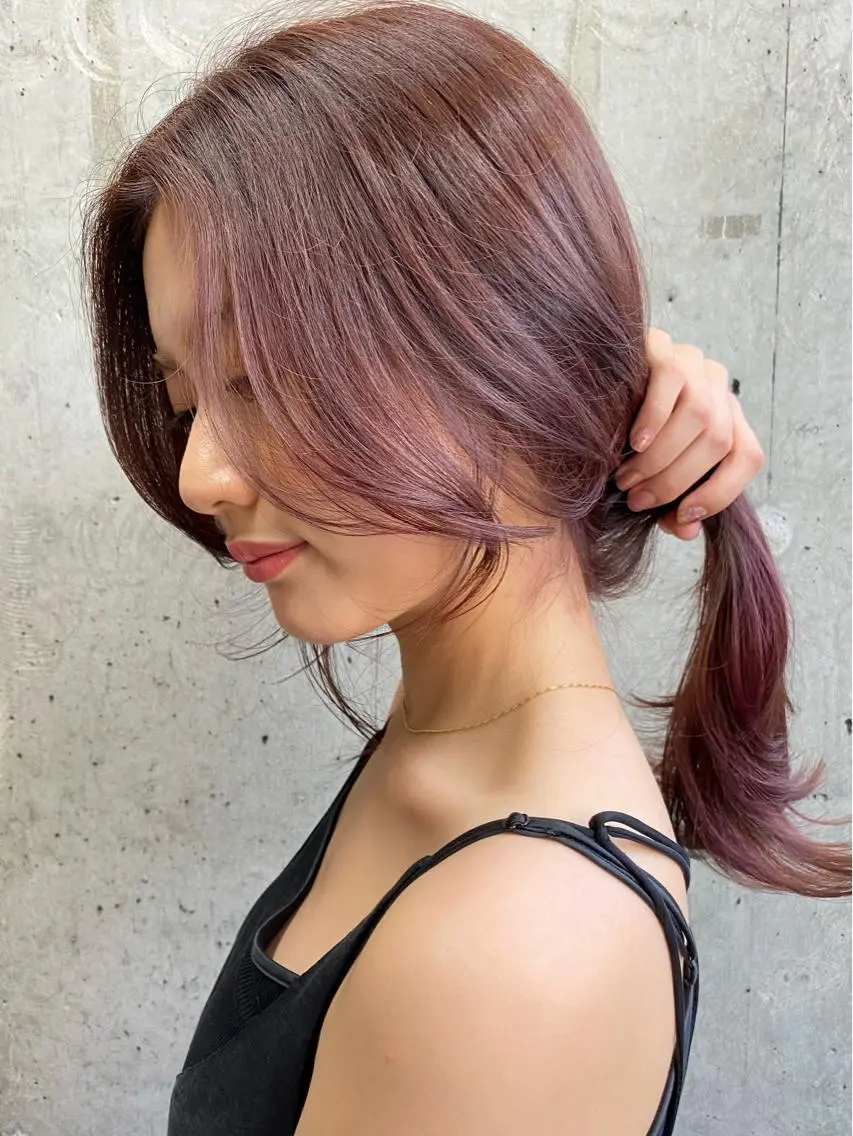 セミロング カラー Pia ツボイ ケイタのヘアスタイル