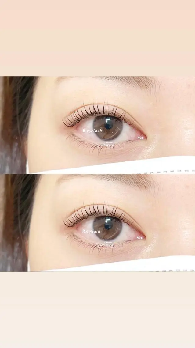 ミディアム カラー パーマ ヘアアレンジ メンズ キッズ ネイル マツエク・マツパ アイブロウ 小顔カット マツパ 𝑹 eyelashのマツエク・マツパデザイン