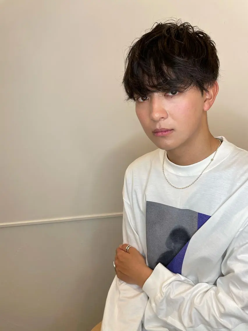 ショート メンズ MATSURI BASE.AWAJIのヘアスタイル