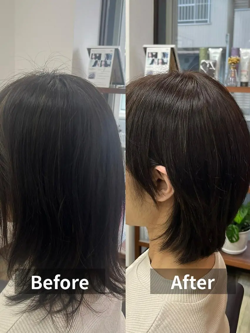 ミディアム repos 清須店 白髪染め髪質改善専門のヘアスタイル