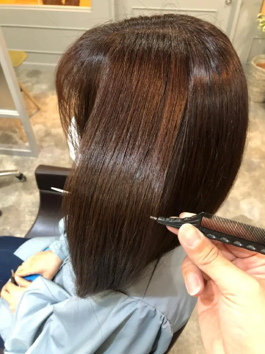 セミロング カラー カット ヘアカラー トリートメント hair care ACRO店長 谷のヘアスタイル