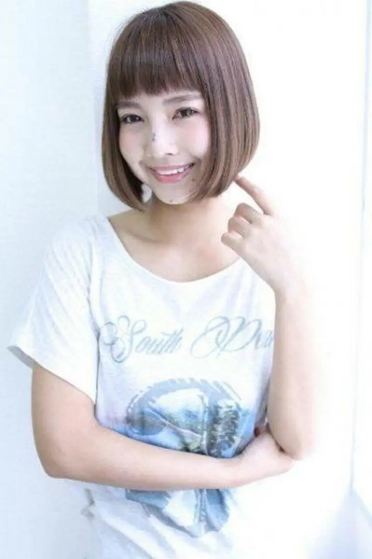 ショート カラー パーマ L i L 塚口のヘアスタイル