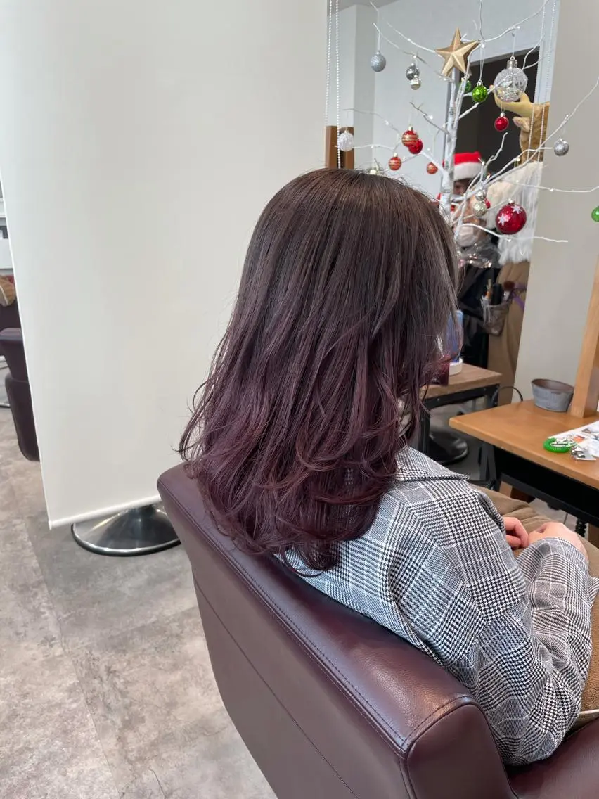 ロング カラー HAREru. モデル募集【戸塚】のヘアスタイル