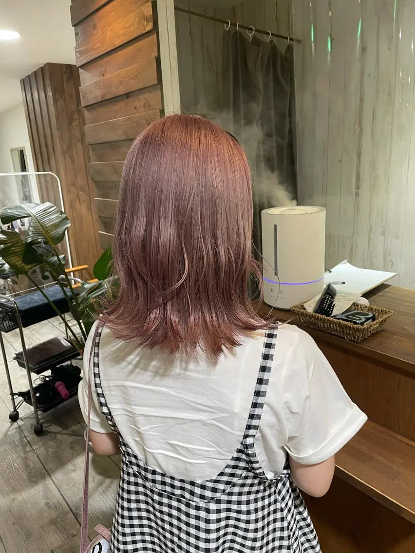 ミディアム ヘアカラー ♡透明感/艶カラー/ M a I ♡のヘアスタイル