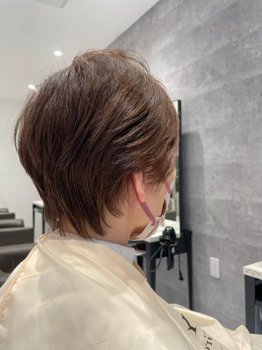 ショート カット ヘアカラー Grow by NYNY 坂本 理輝のヘアスタイル