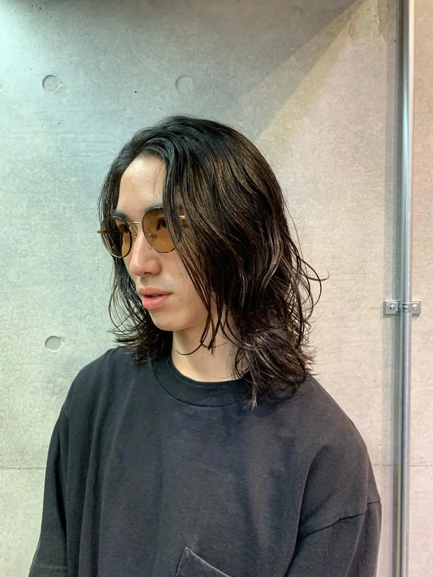 ミディアム ミディアムパーマ カット パーマ オシャレ髪✔️ 店長オオキアキヒロのヘアスタイル