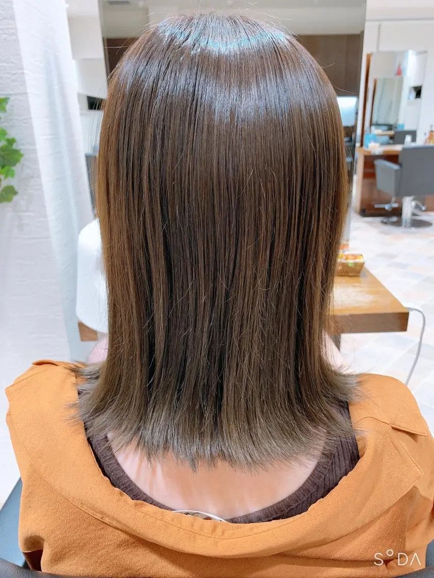 ミディアム 外ハネヘア 野澤 宏弥のヘアスタイル