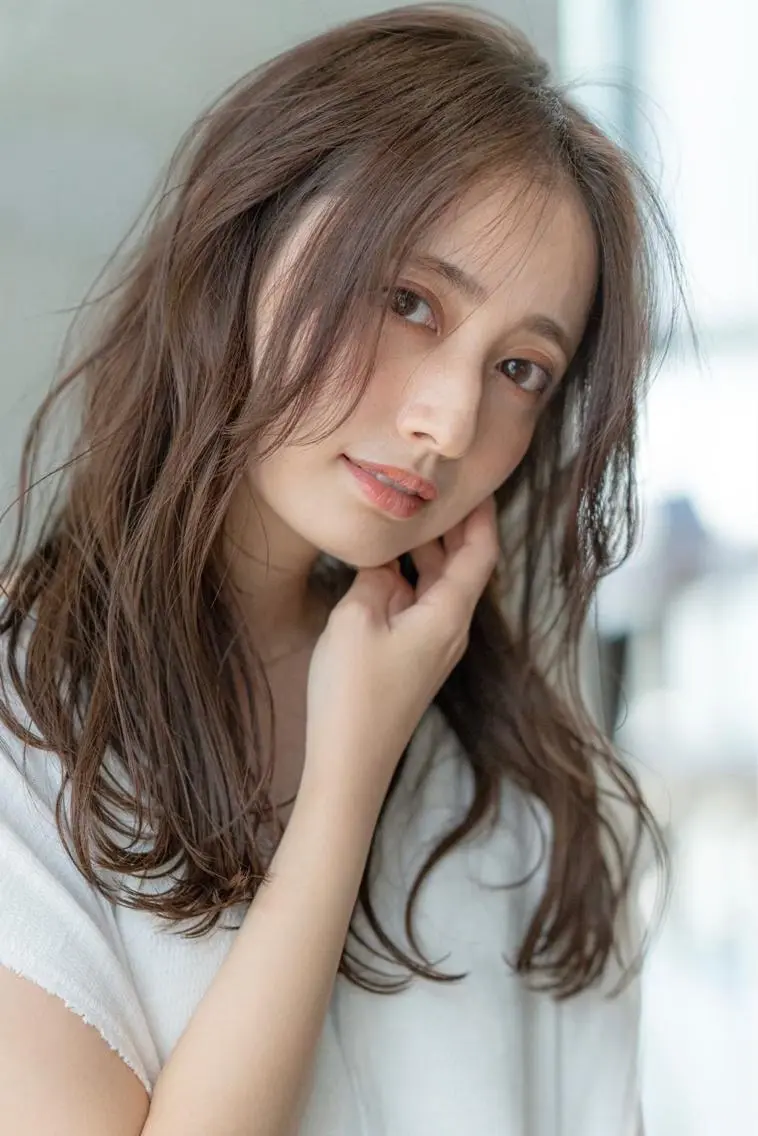 ミディアム カット トリートメント ヘッドスパ ヘアセット 韓国レイヤー🇰🇷 韓国研修◎渋谷カイトのヘアスタイル