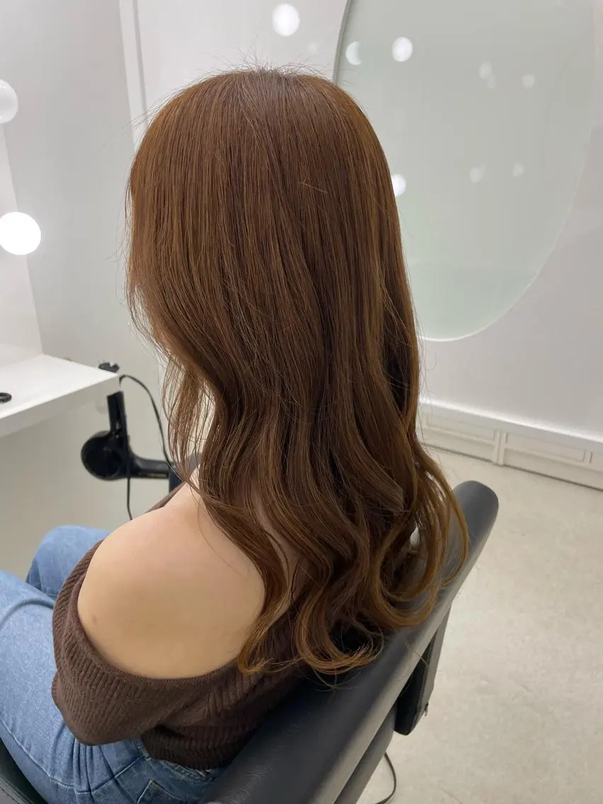 ロング カラー カット ヘアカラー トリートメント 《Zina札幌大通》 Hinano🐻のヘアスタイル