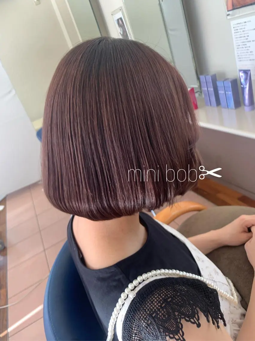 ミディアム トリートメント 小澤 志穂のヘアスタイル