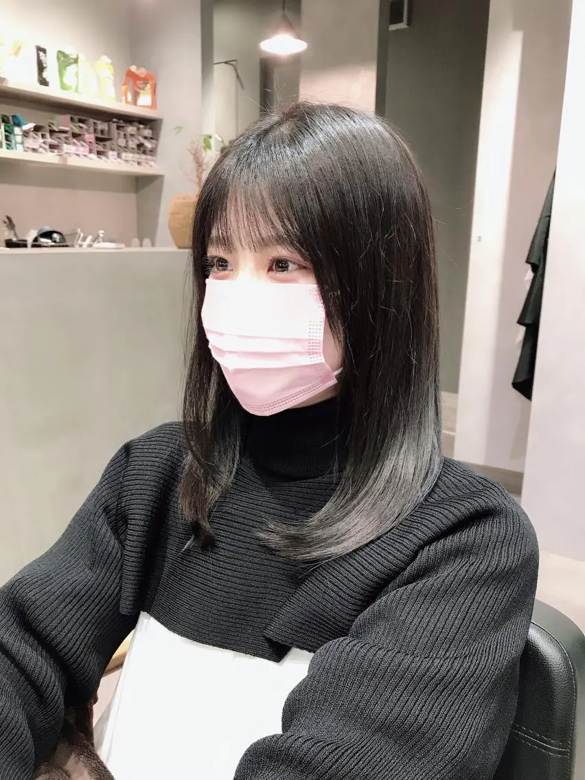 ミディアム カット ヘアカラー パーマ トリートメント ヘッドスパ 佐藤優太朗 似合わせ/髪質改善のヘアスタイル