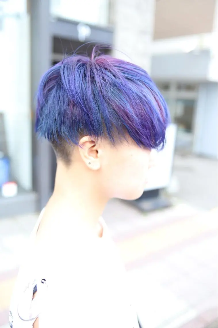 ショート カラー 髪質改善酸性縮毛矯正 酸性ストレート◎鈴木のヘアスタイル