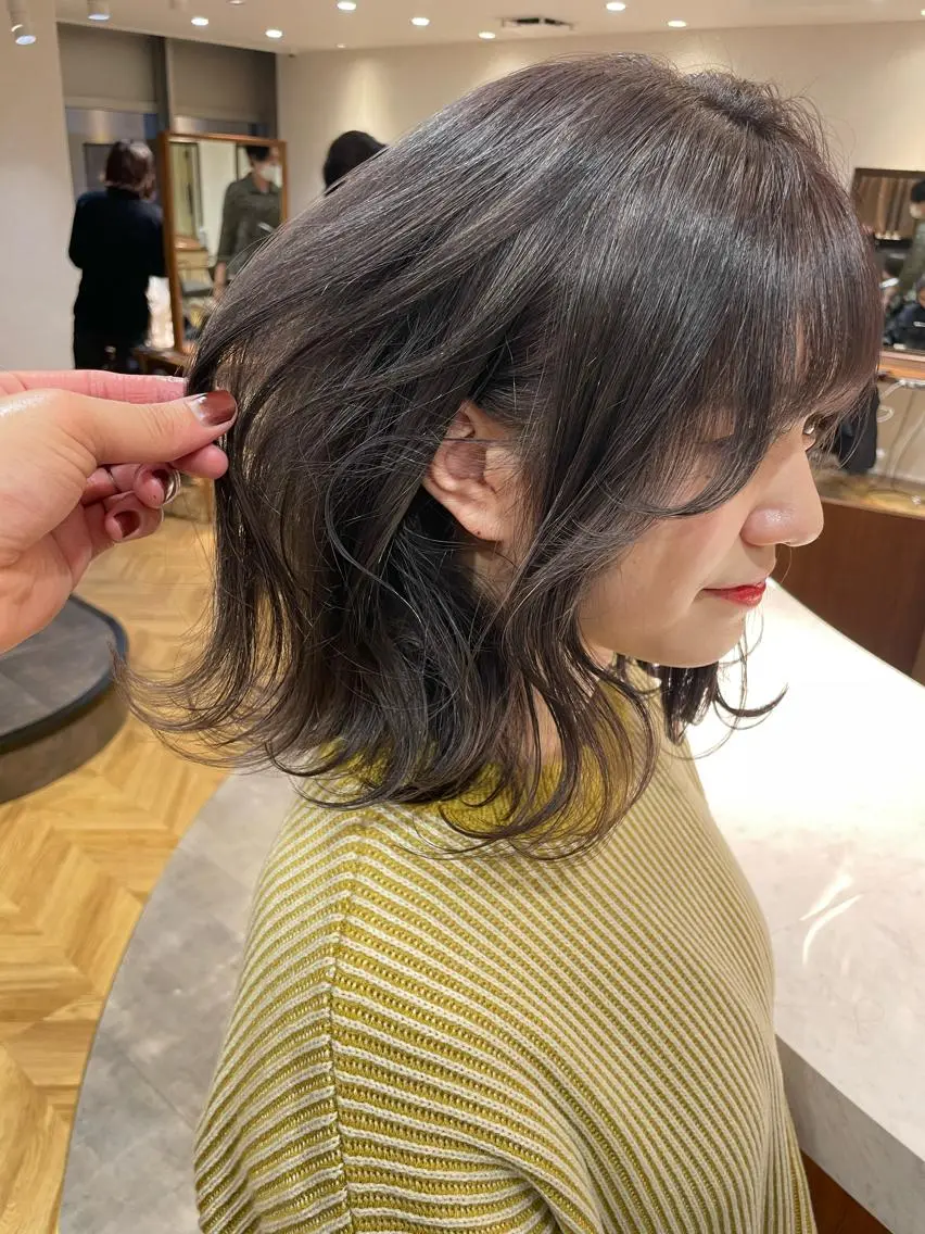 セミロング 塚本 征也のヘアスタイル