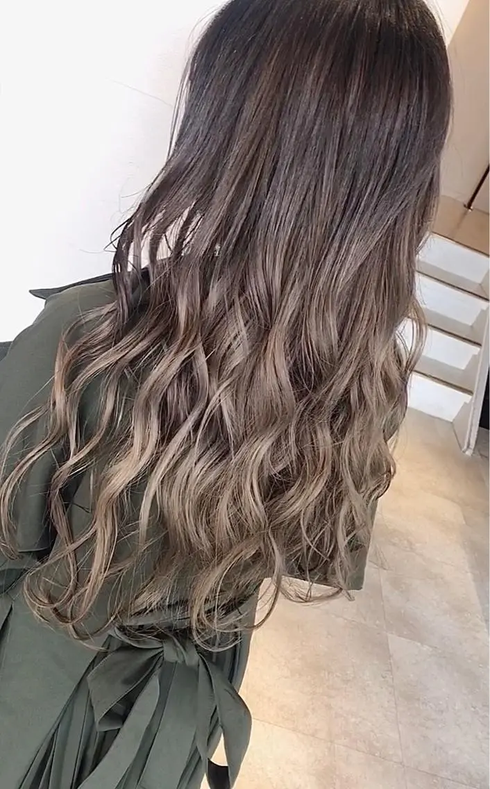 ロング カラー パーマ ヘアアレンジ メンズ キッズ ネイル マツエク・マツパ 圧倒的なクォリティ✨ waku 岡崎店のヘアスタイル