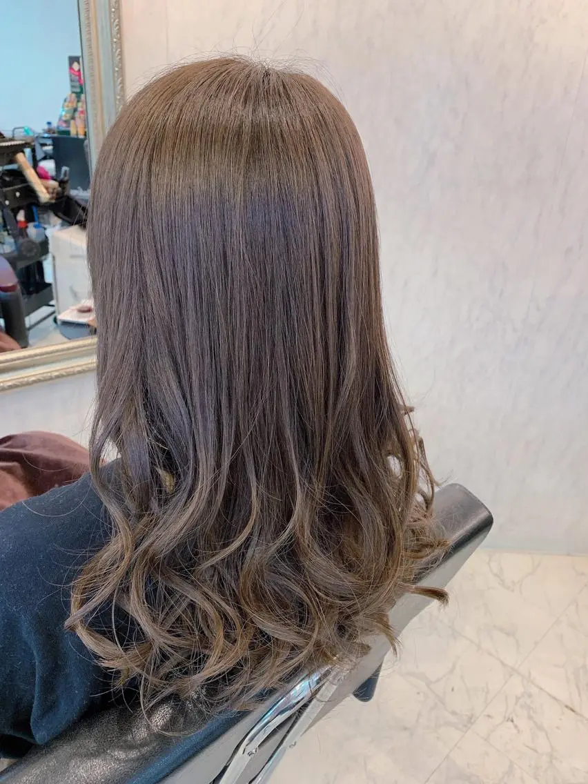 セミロング カラー カット ヘアカラー トリートメント ☆毎月先着15名まで ☆シバタユートのヘアスタイル