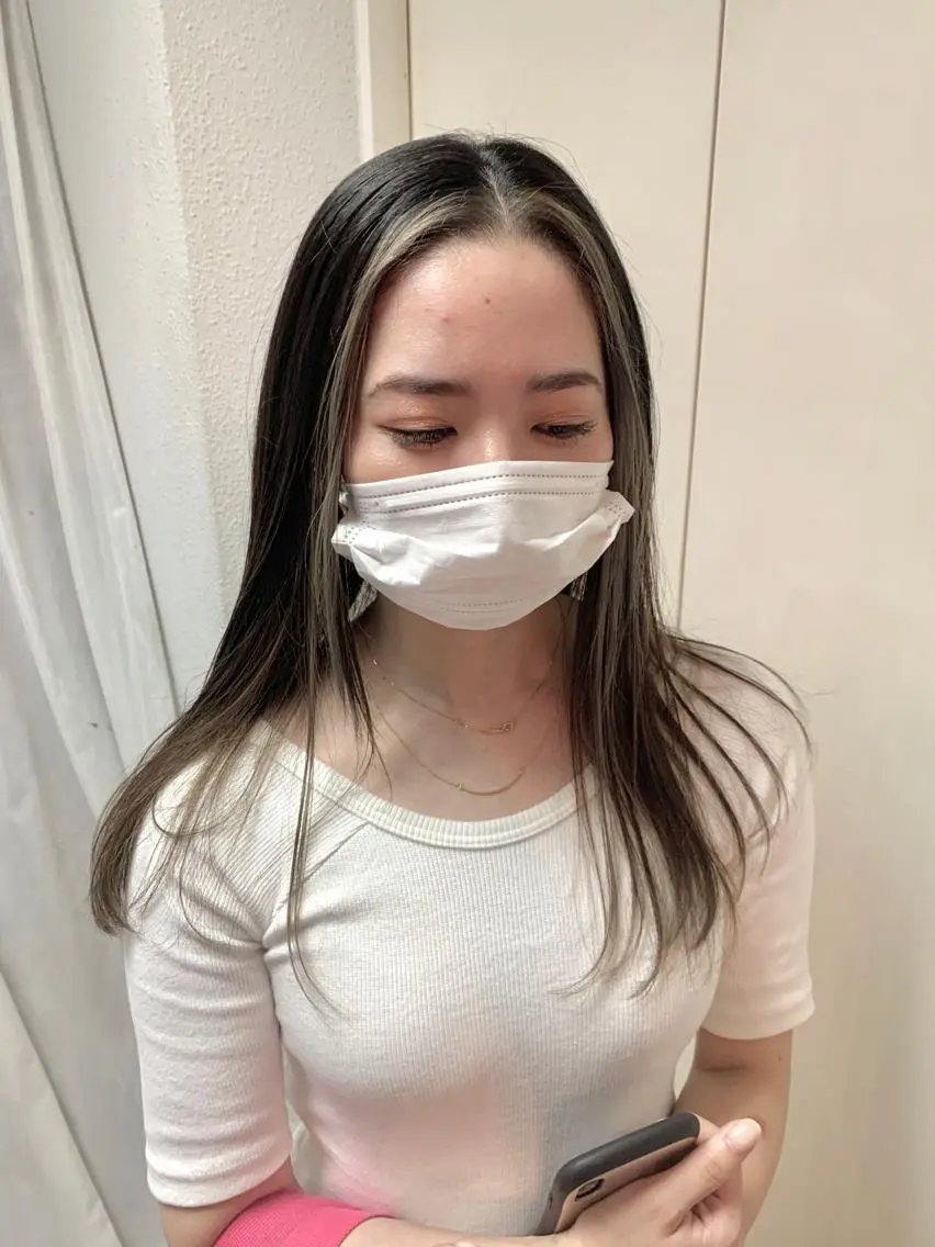 ロング カラー パーマ ヘアアレンジ ブリーチ ケアブリーチ ヘアカラー トリートメント 縮毛矯正/美髪 髪質改善/石田幸輔のヘアスタイル