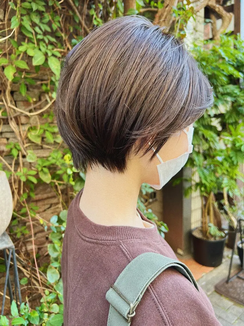 ショート レイヤーカット 鈴木駿介のヘアスタイル