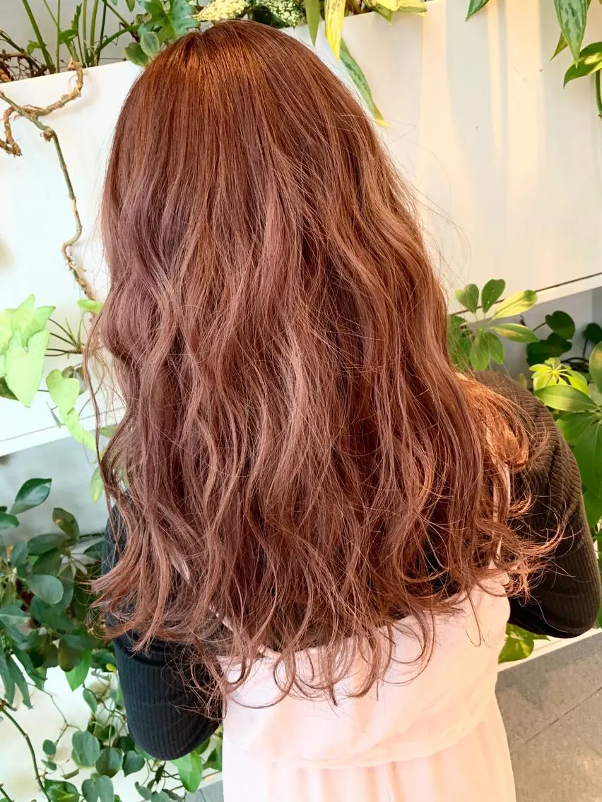 ミディアム カラー ヘアカラー トリートメント 東北No.1完全個室 💐梶谷社長のヘアスタイル