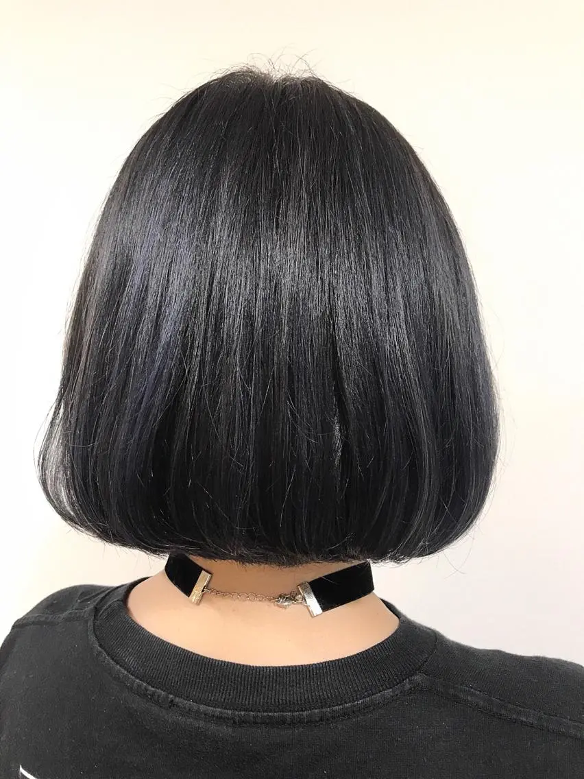 ショート カラー ブルーカラー ブルーグレー ダブルカラー ハイライトカラー ハイライト Eimi エイミのヘアスタイル