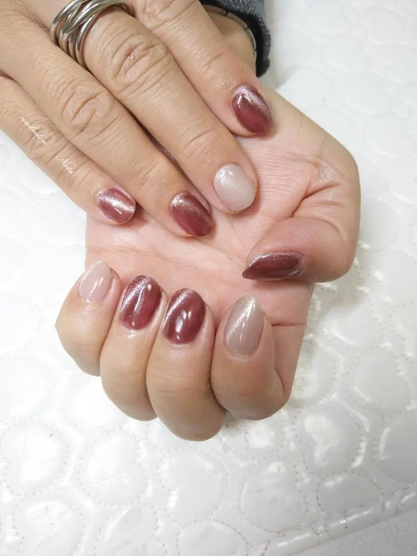 ネイル マグネットネイル nailsalon Natuのネイルデザイン