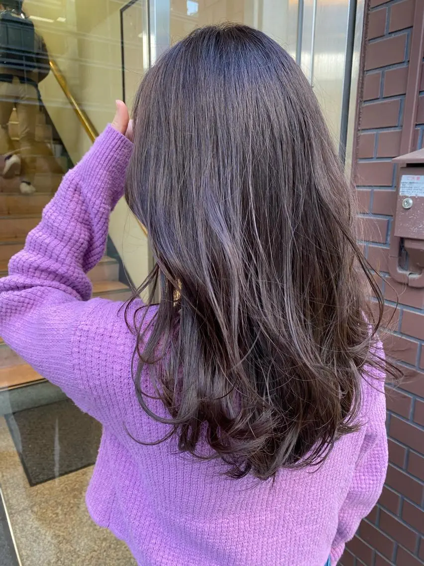 ロング カット ヘアカラー トリートメント KANUMA SHUTAのヘアスタイル