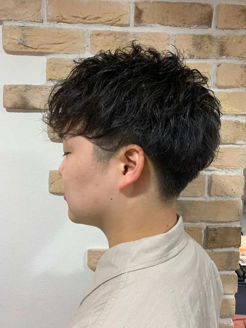 メンズ カット パーマ arc. arc.のヘアスタイル