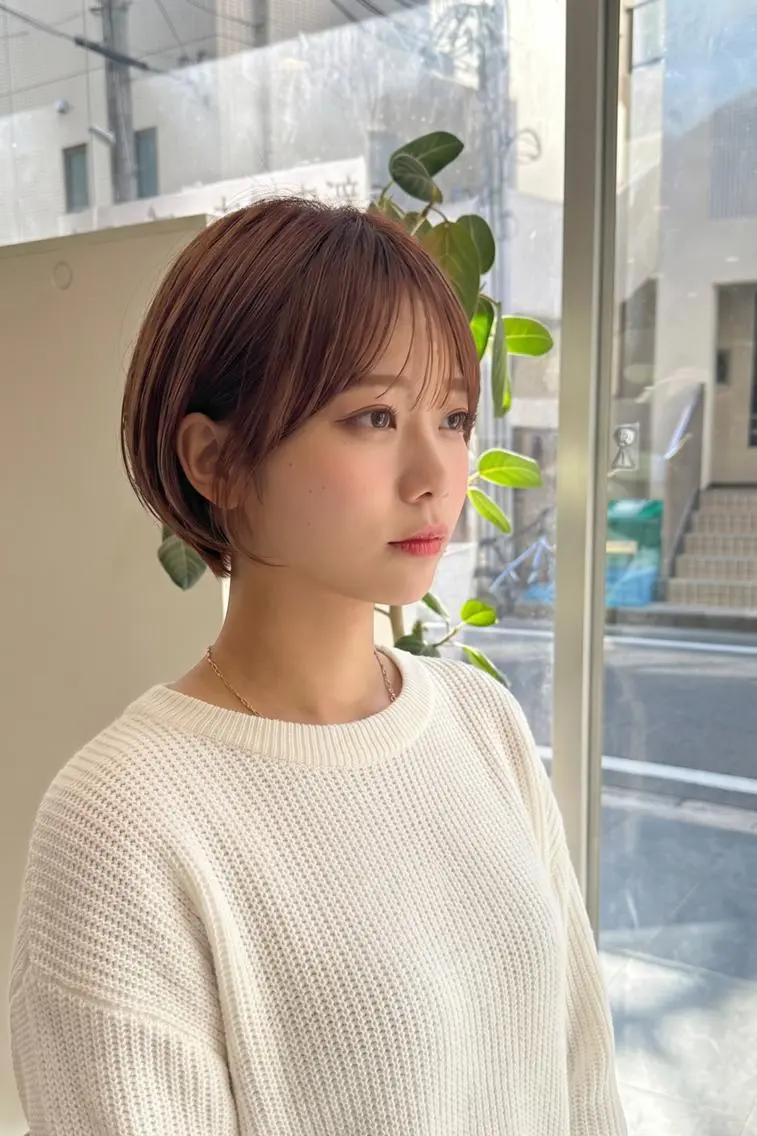 セミロング tre.甲子園口店/ レイヤーカットのヘアスタイル