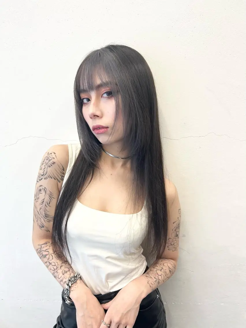 セミロング カット ヘアカラー トリートメント HARU//原宿🤍 リピート率NO.1のヘアスタイル
