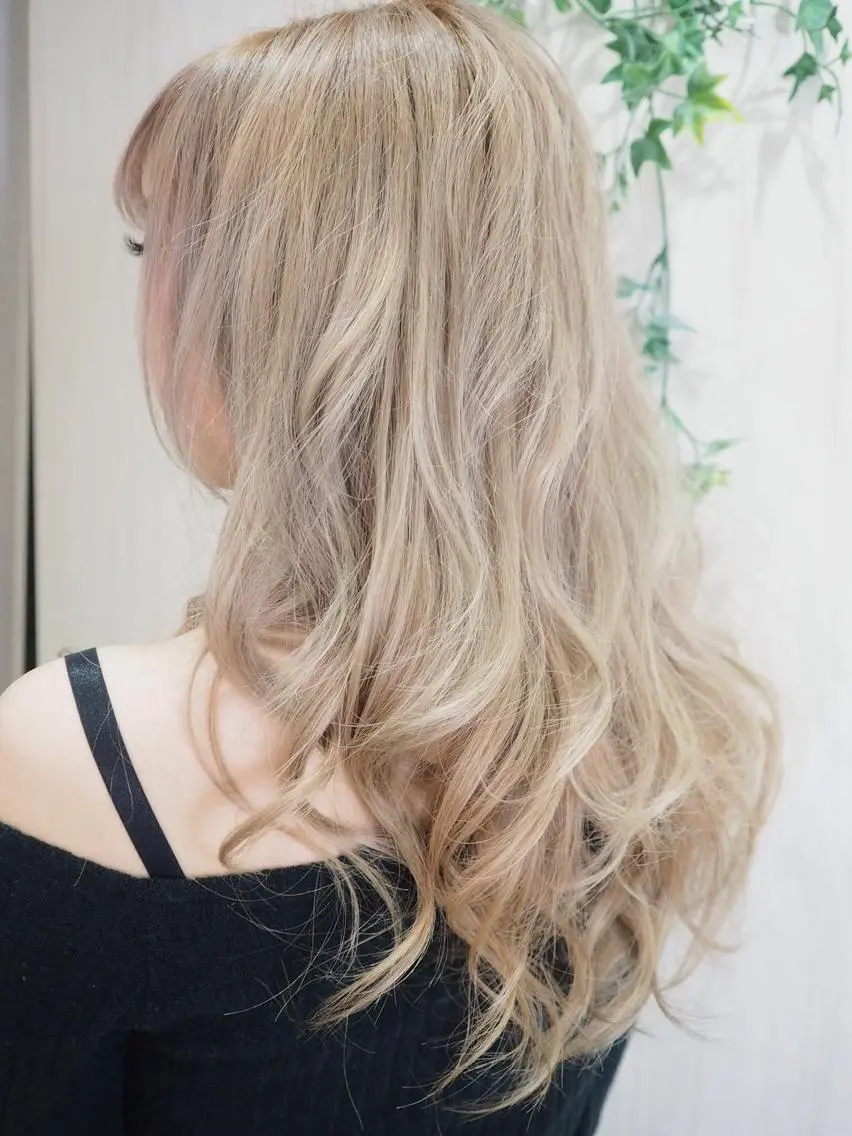 ロング アッシュ 【全部無料🙇】 おがわようしんのヘアスタイル