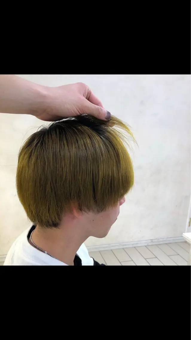 カラー ブリーチ 可愛い顔周りカット お任せください✨中川のヘアスタイル