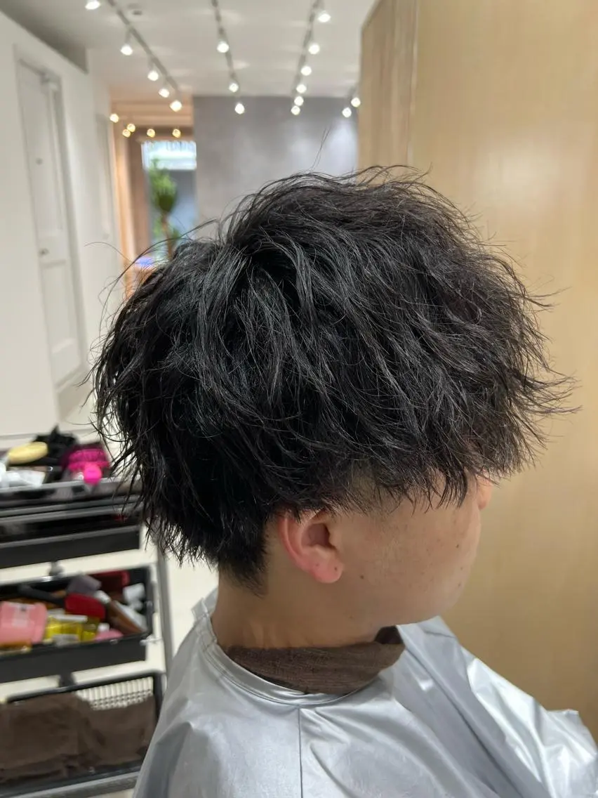 ショート トリートメント カット パーマ トリートメント 須永 優希のヘアスタイル