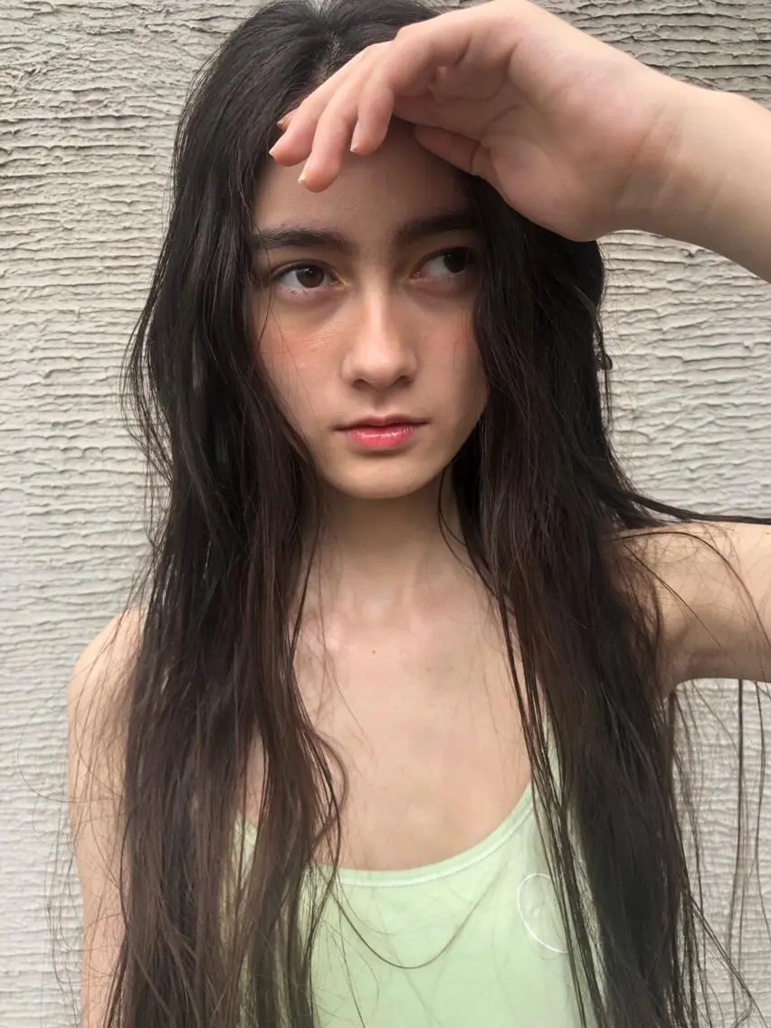 ロング カラー パーマ ヘアアレンジ eri kinjoのヘアスタイル