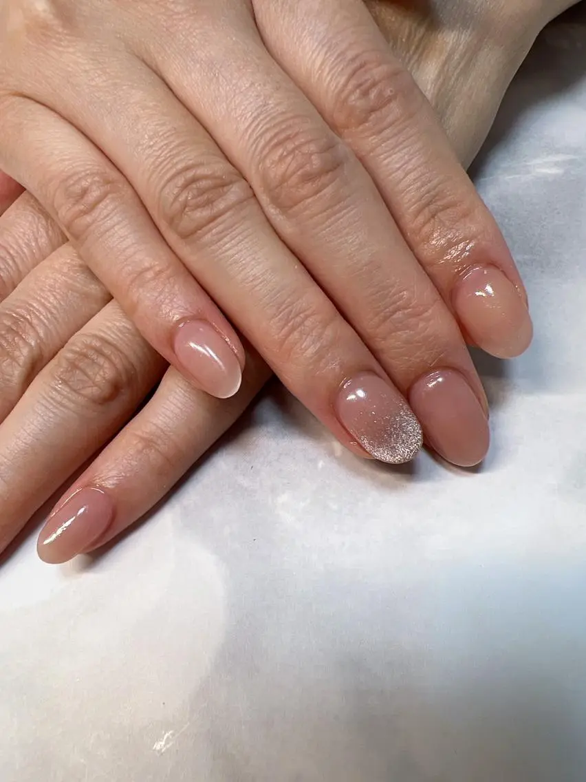 ネイル グラデーション マグネットネイル coco nailのネイルデザイン