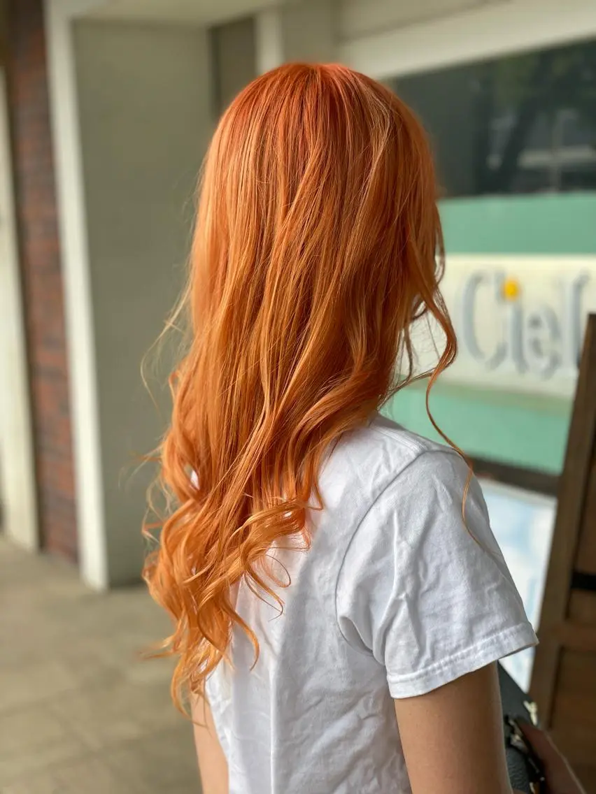 ロング カラー カット ヘアカラー 高野 真弥のヘアスタイル