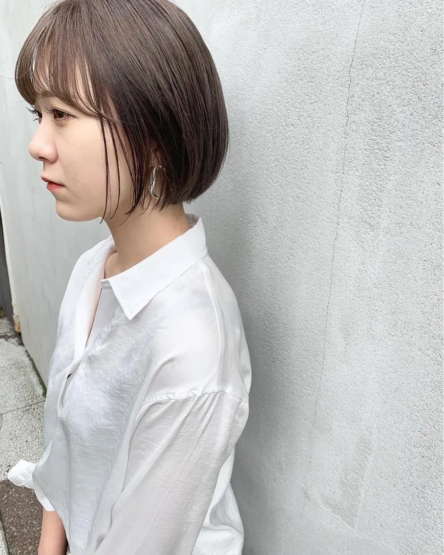 ショート ヘアカラー トリートメント ダブルカラー/透明感 💈JUNYA💈のヘアスタイル