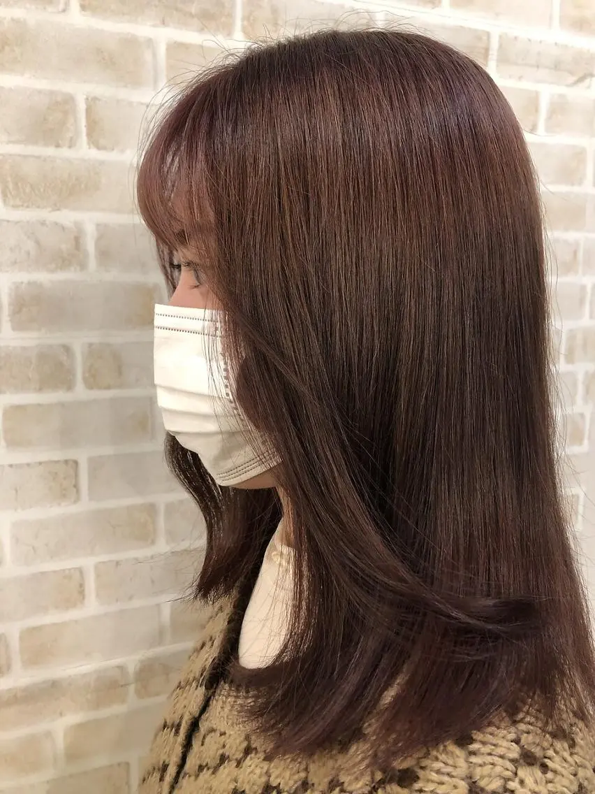 ミディアム カラー カット ヘアカラー トリートメント 髪質改善美容師🐥 艶だし職人/薄野大輔のヘアスタイル