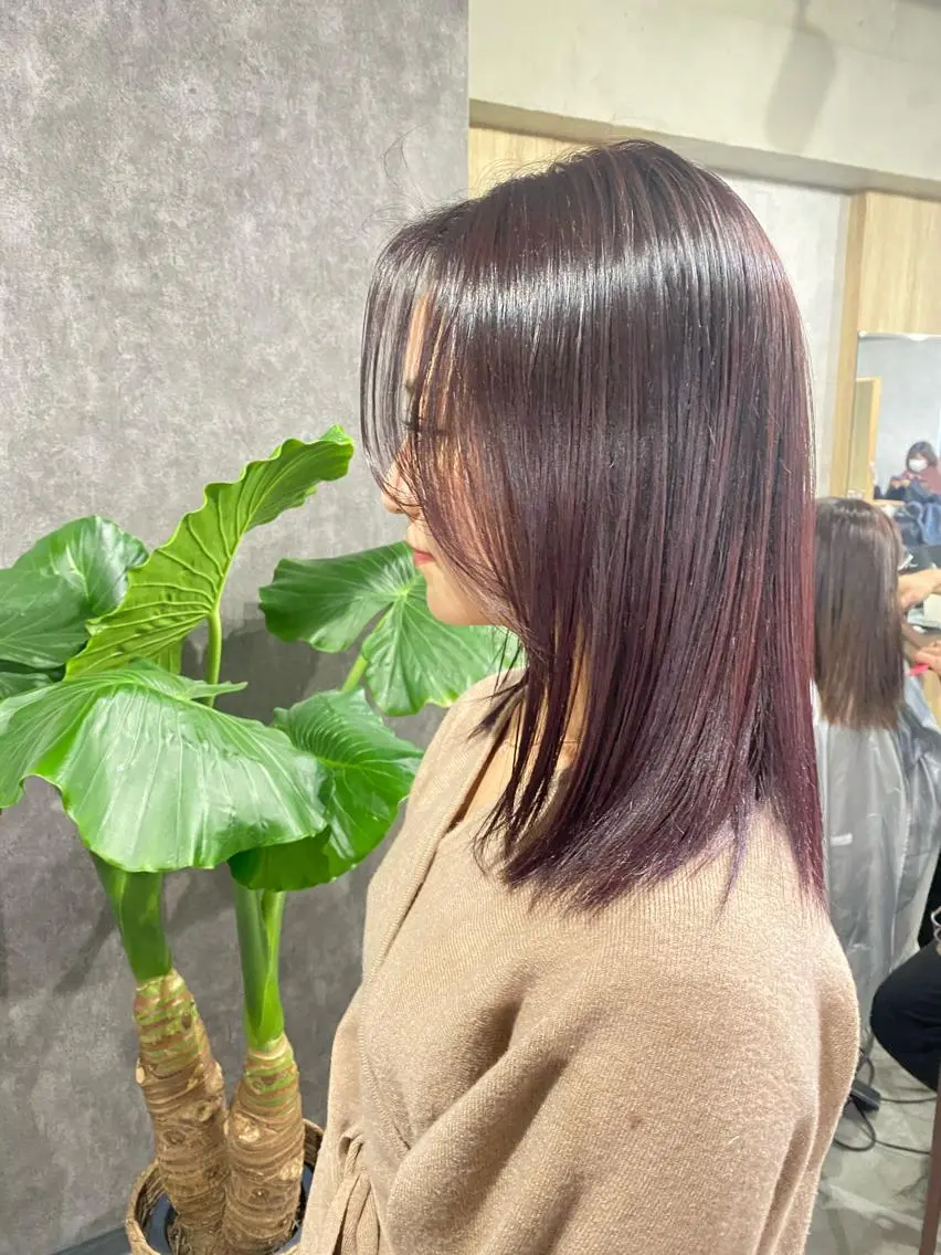 ロング カラー パーマ ヘアアレンジ メンズ キッズ マツエク・マツパ レイヤー／顔周り 韓国ヘア森田和貴のヘアスタイル