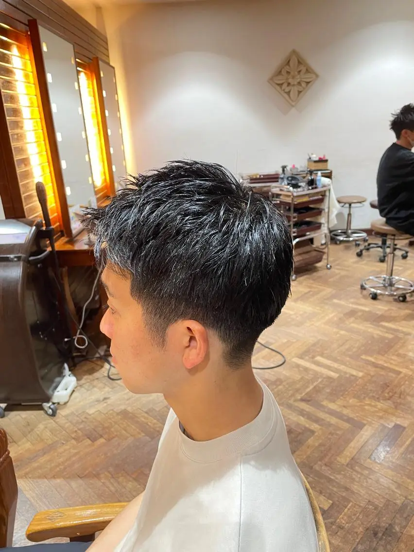 メンズ モヒカン ソフトモヒカン 刈り上げ stylist YUTOのヘアスタイル