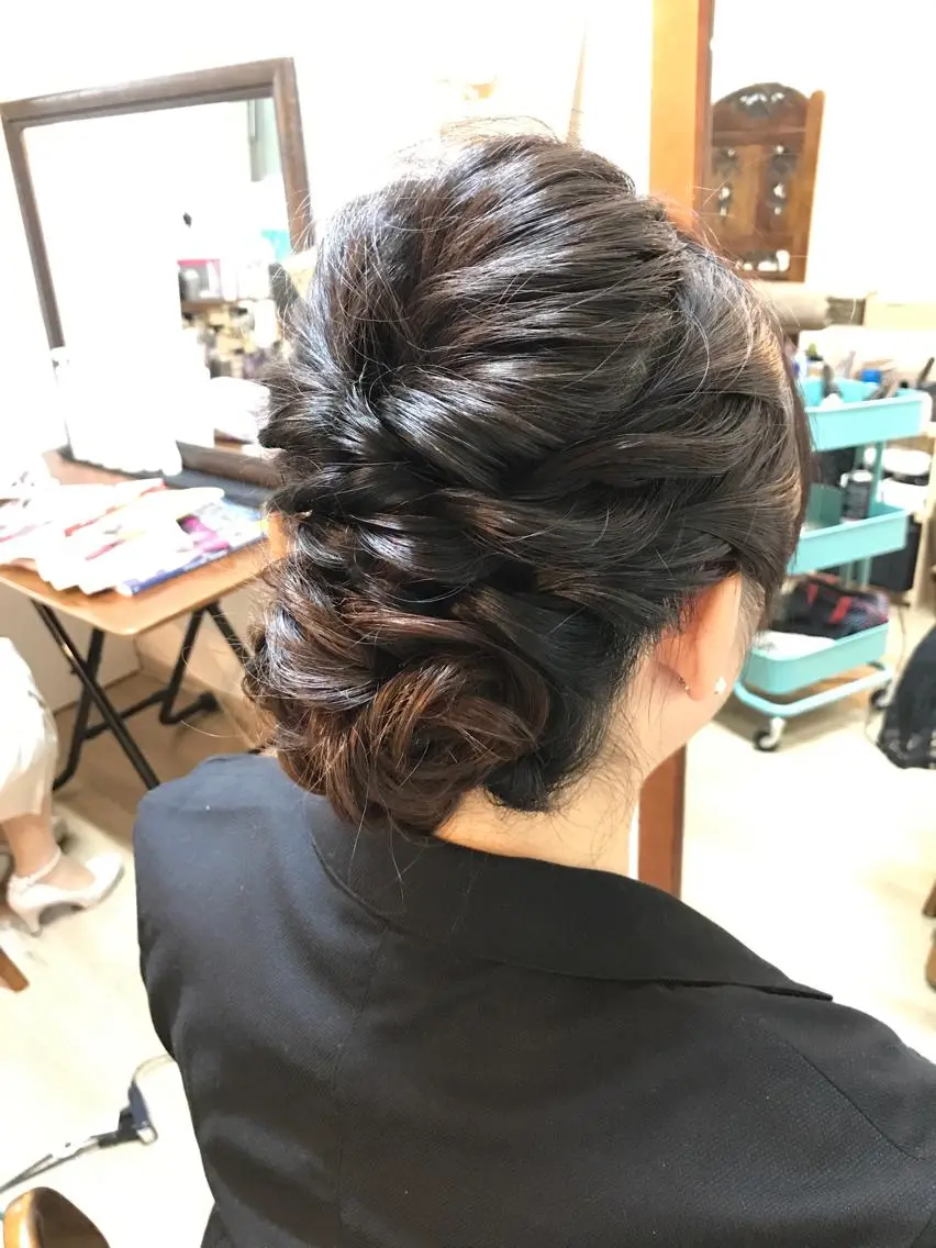 セミロング ヘアアレンジ 早朝✨ヘアセット 着付け/清水玲歌のその他イメージ